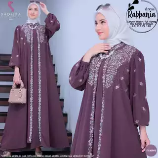 Da.Collection Khaisa Gamis Bordir Elegan Premium
