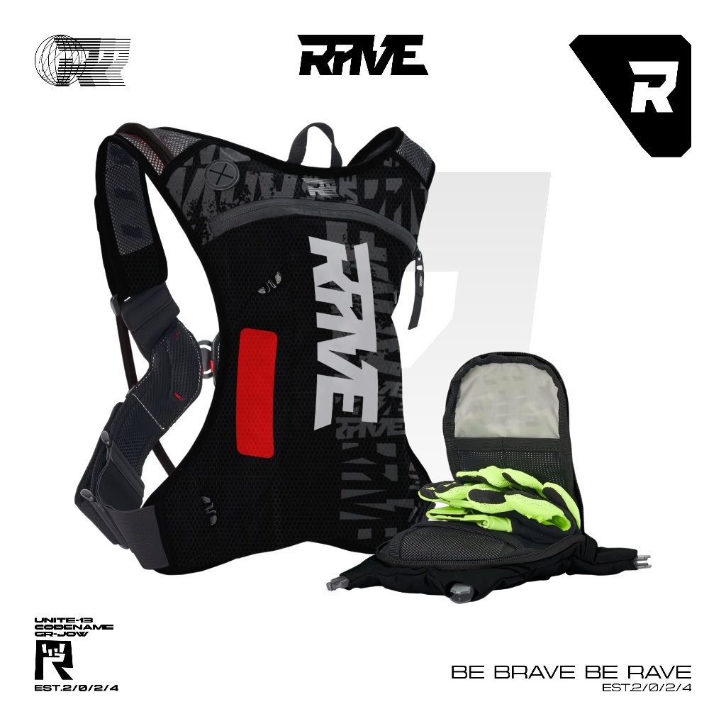 Jual RAVE RACEGEARS - Tas Hydropack Enduro 3L Hydration Pack Ravionic ...
