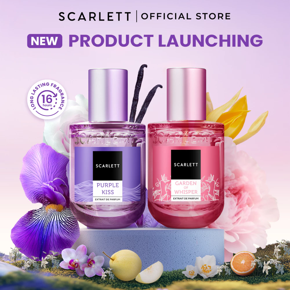 Scarlett Whitening Parfum 30ml - Parfum Wangi Soft Tahan Lama dan Best Seller