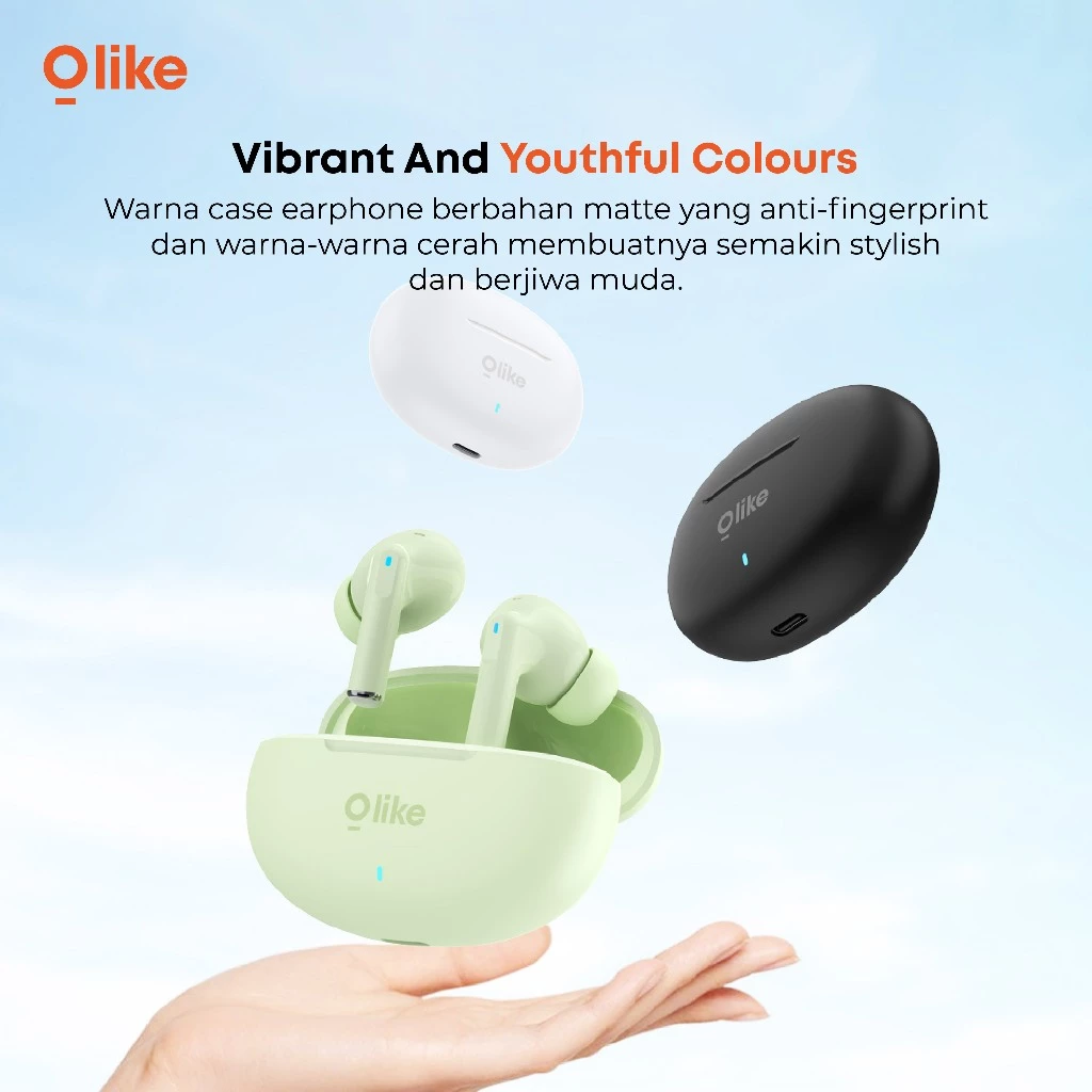 Olike True Wireless Bluetooth Earphone Earbuds TWS T112 - LIVE