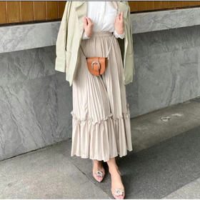 Rok Skirt Plisket Clara Hyget Premium Adem