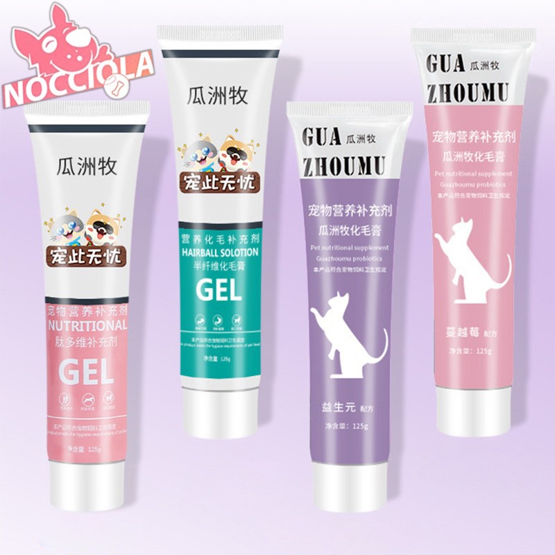 Jual 125gr Gel Nutrisi Kucing Krim Probiotik Penghilang Bulu untuk ...