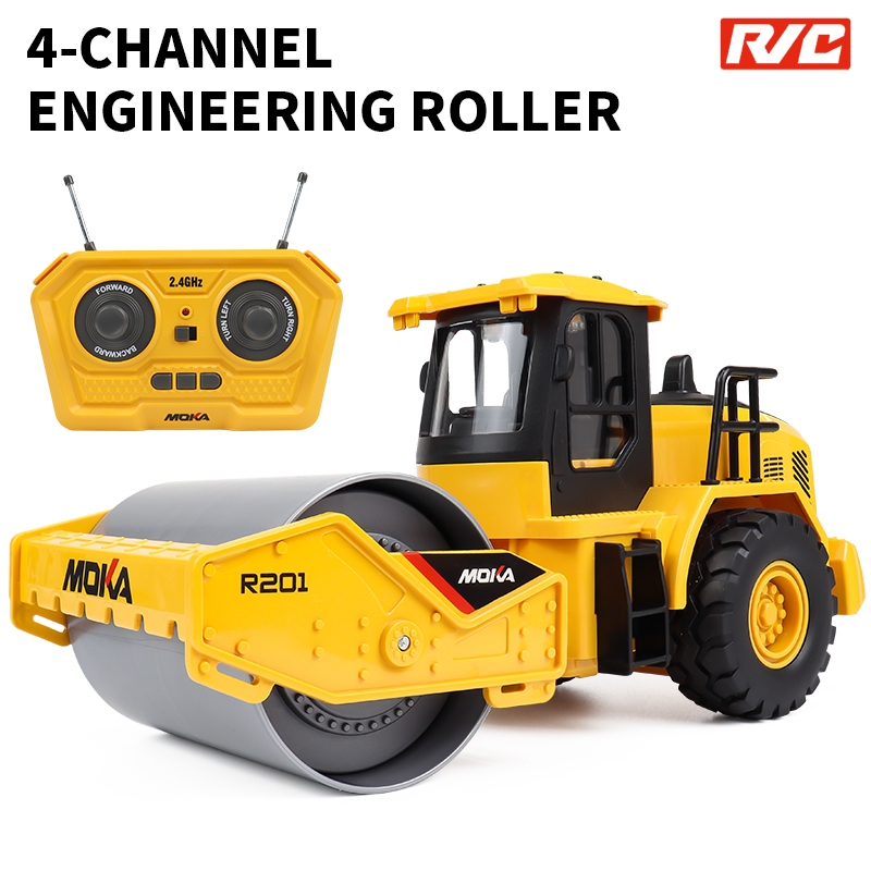 Jual Road Roller Remote Control Drum Roller RC Single Drum Roller 2 ...