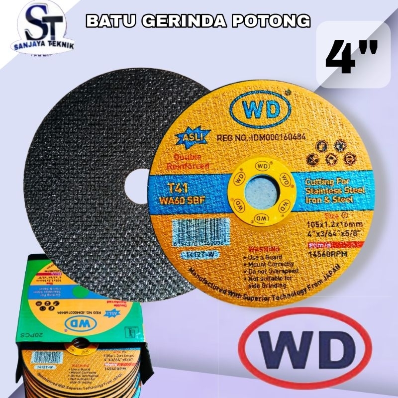 Jual Batu Gerinda WD Potong 4