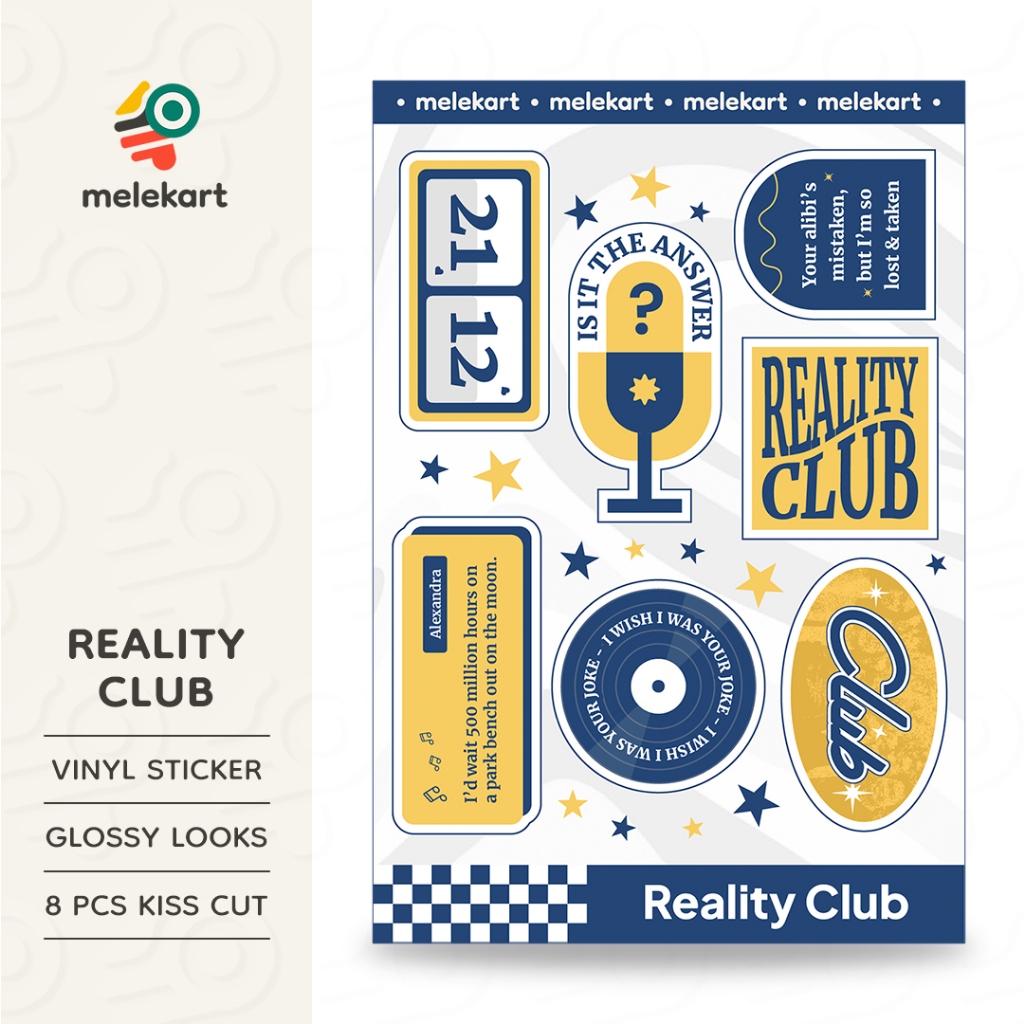 Jual Sticker Pack Reality Club Edition UO - Sticker Vinyl Glossy ...