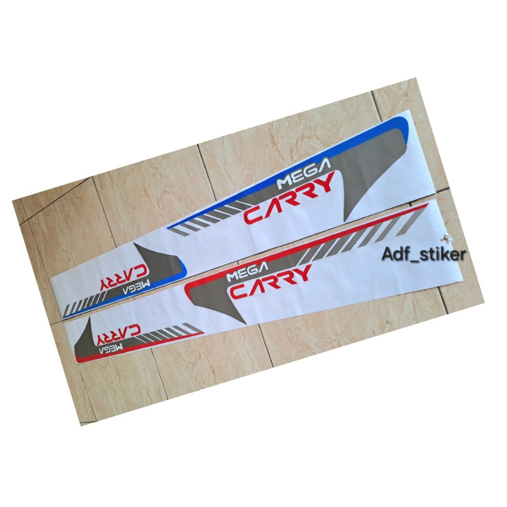 Jual Stiker list body suzuki mega carry pick up / Sticker Mega carry ...