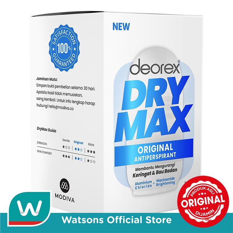 Jual Deorex Drymax Original Antiperspirant 30ml | Shopee Indonesia