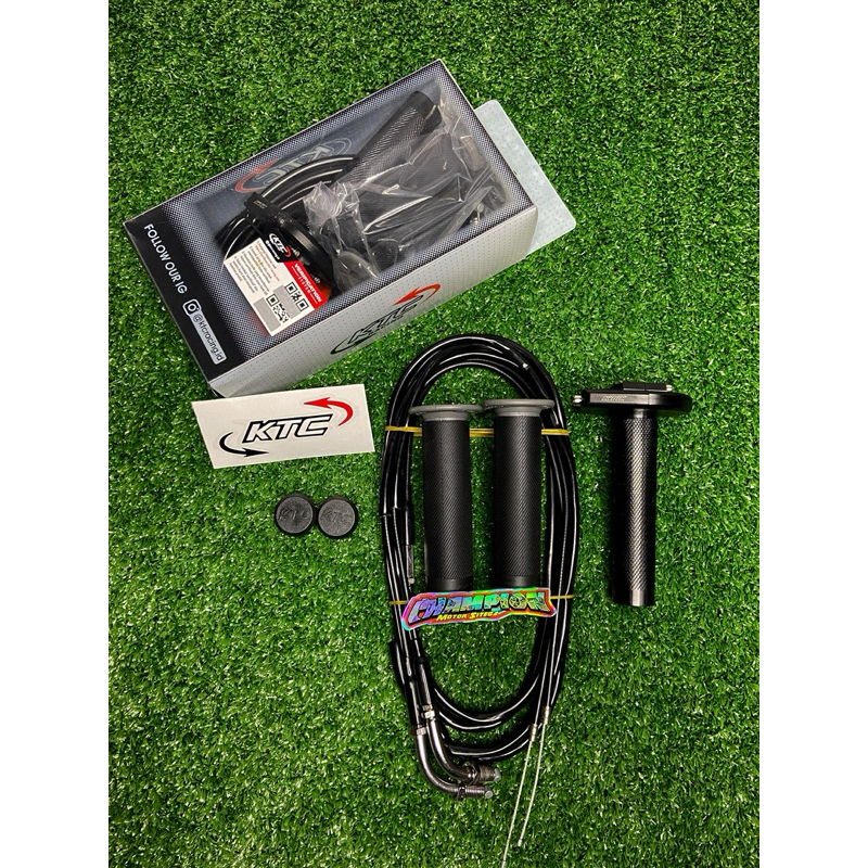 Jual GAS SPONTAN KTC RACING FREE GRIP KTC RACING 2 KABEL VARIASI WARNA ...