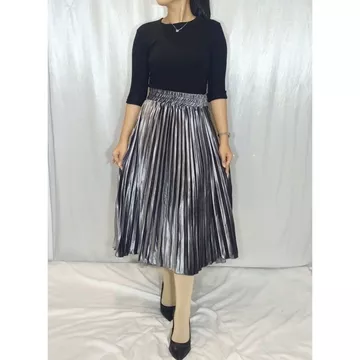 Rok Plisket Beludru 7 8 Velvet Premium Rok Bludru Midi Pendek Wanita