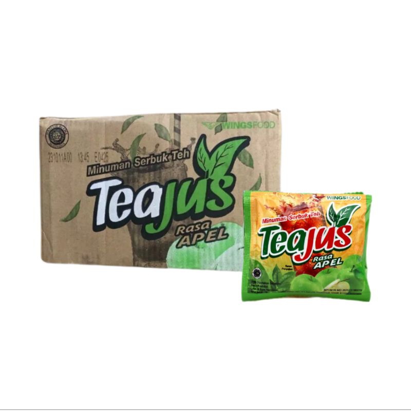 Jual Tea Jus Minuman Serbuk Teh - Rasa Apel (1 dus/6 pack/60 sachet ...