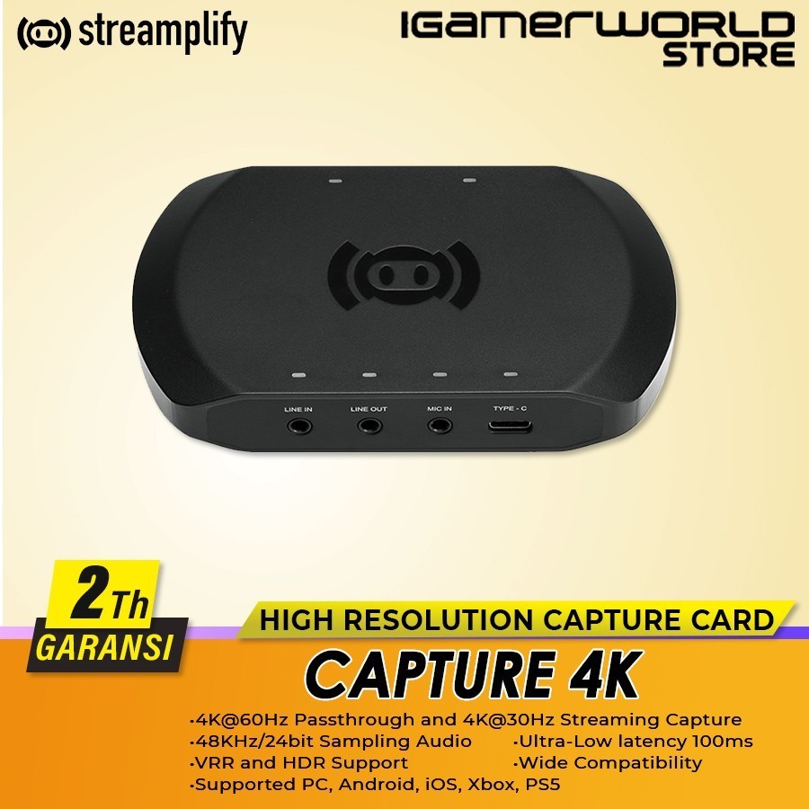 Jual Streamplify CAPTURE 4K USB Game Capture Card | Shopee Indonesia