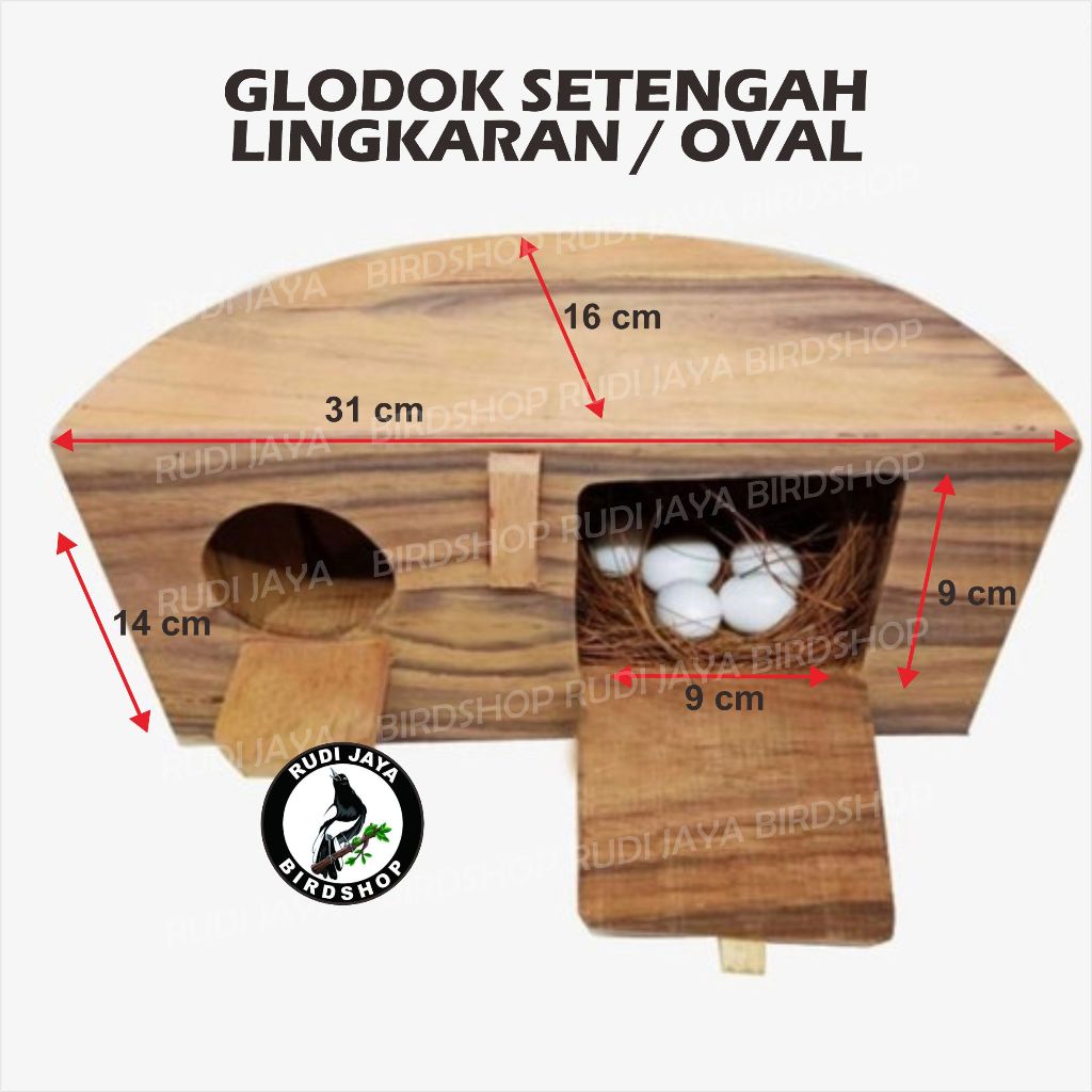 Jual GLODOK GLODOG SETENGAH LINGKARAN SANGKAR KAPSUL BESI LOVEBIRD ...