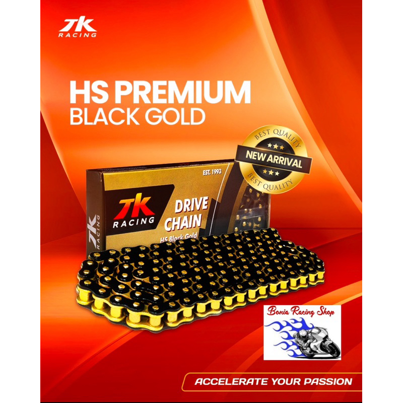 Jual RANTAI TK RACING BLACK GOLD 428 HS - 130L/ 140L - ORIGINAL TK ...
