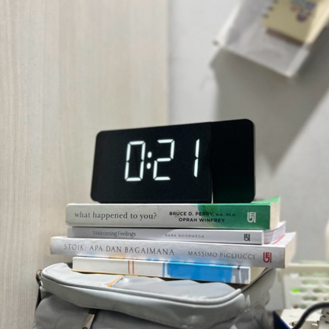 Jual Arthome Jam Meja Led Proyeksi Em3211 Desk Clock Jam Digital ...