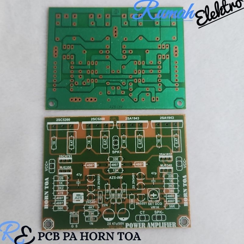 Jual PCB KIT POWER AMPLIFIER HORN TOA | Shopee Indonesia