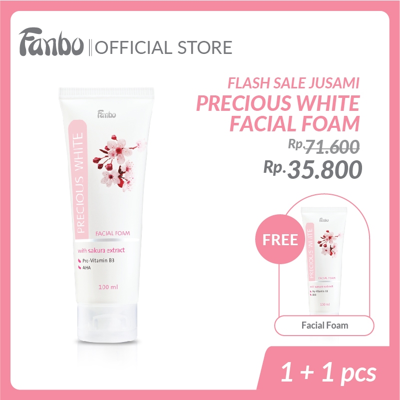 Jual Fanbo Precious White Facial Foam - 100ml | Shopee Indonesia