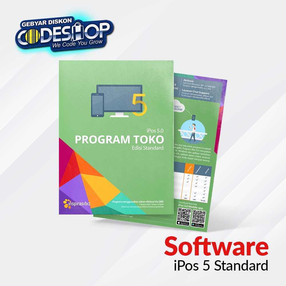 Jual Inspirasibiz iPos 5.0 Standard Program Toko Software Kasir Retail ...