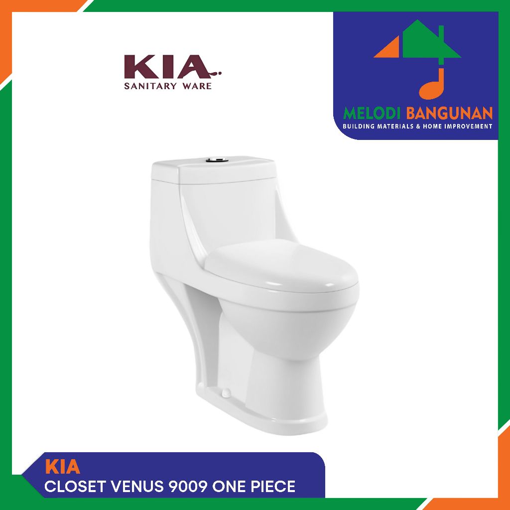 Kia - Closet + Kloset + Toilet Duduk Kw1 Venus 9009 One Piece White