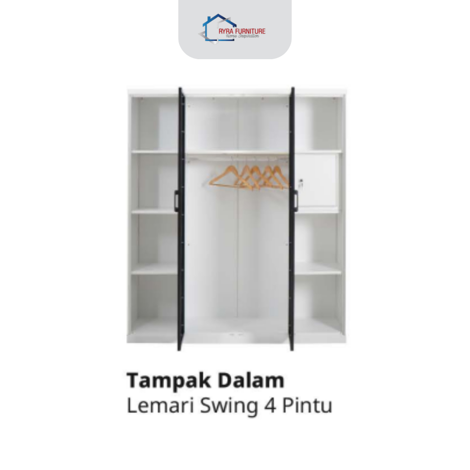 Jual Olymsteel Osws P Tg Lemari Pakaian Besi Pintu Pintu Kaca Tempered Glass Swing