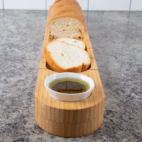Jual Talenan/Tempat Irisan Roti + Wadah Saos Kayu Jati Modern | Shopee ...