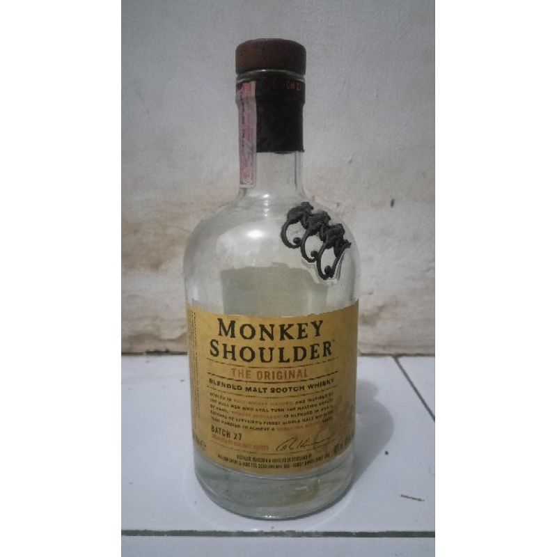 Jual Jual Botol Bekas Monkey Shoulder Blended Malt Scotch Whisky - 700 ...