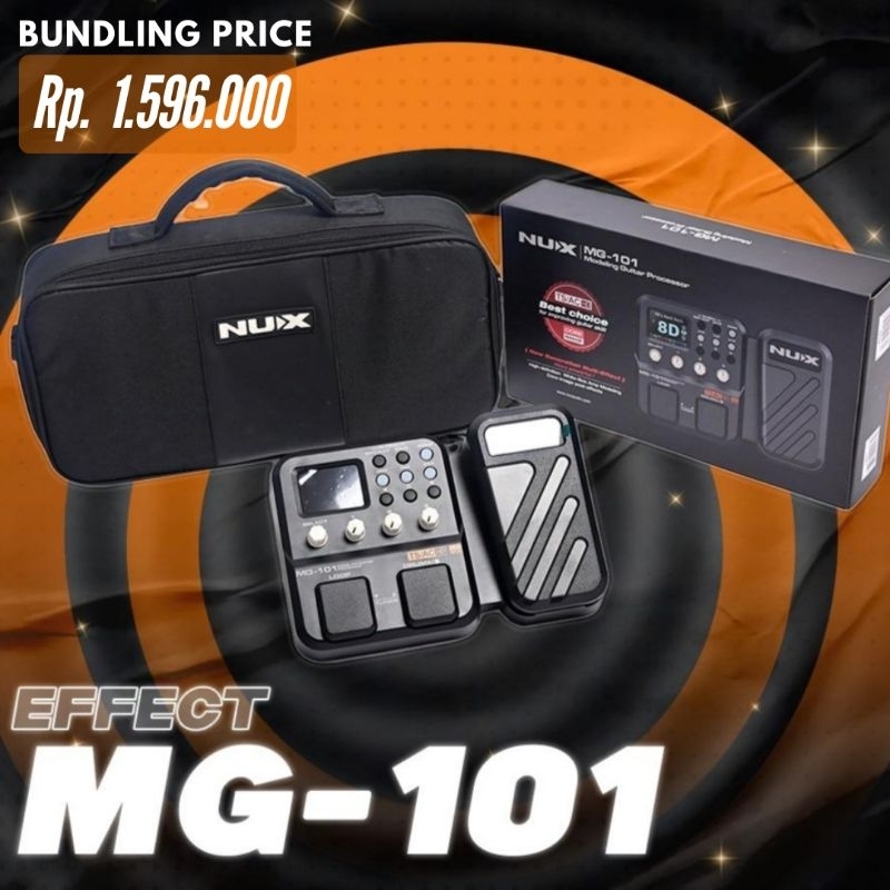 Jual NUX MG101 Modeling Guitar Processor - Efek Gitar Multi NUX MG101 ...