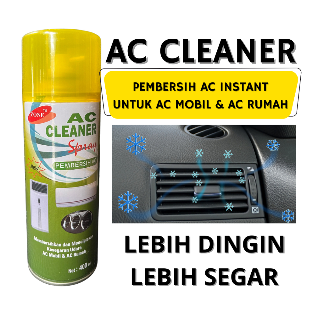 Jual Zone AC CLEANER Mobil dan Ruangan ORIGINAL ZONE 400ML | Shopee ...