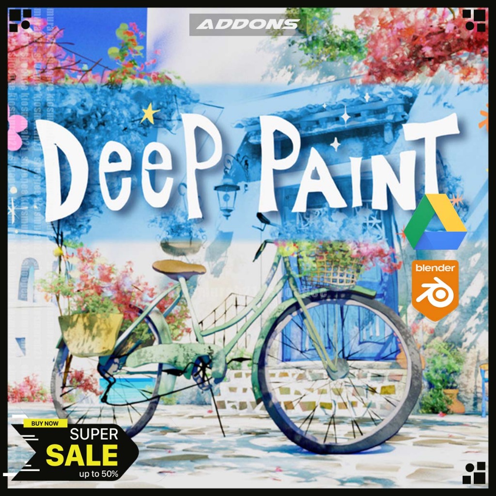 Jual Deep Paint Pro 3D Blender addons Plugin Terbaru Blender 3D ...
