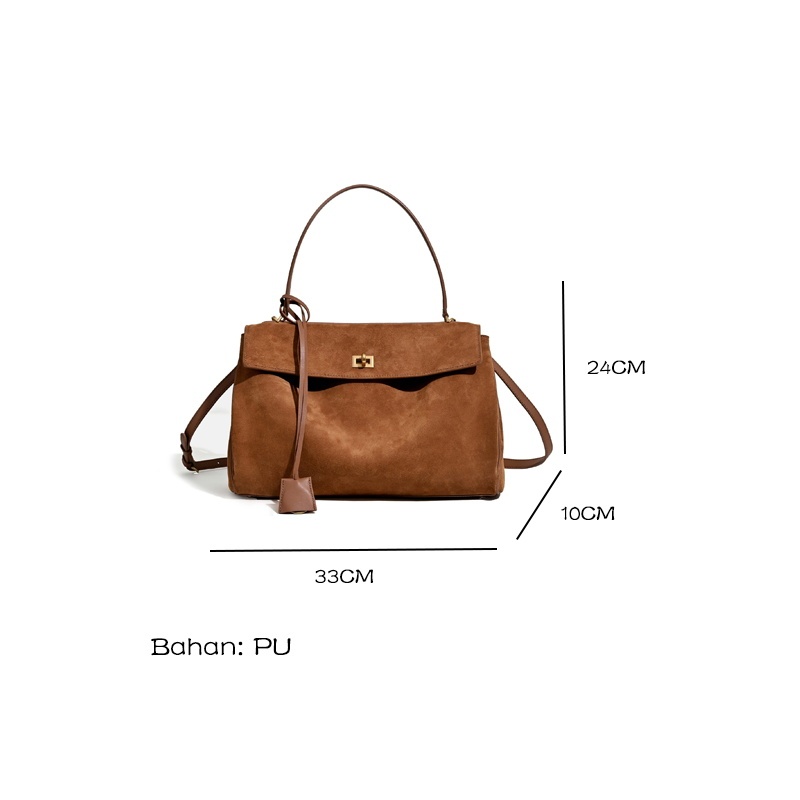 Jual Tas Handbag Wanita Kapasitas Besar Suede Premium Tas Laptop Tas ...