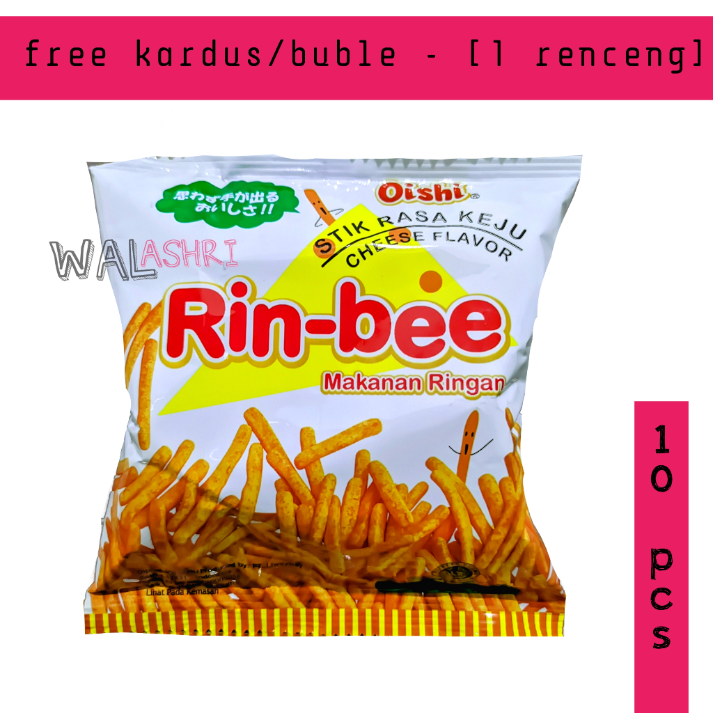 Jual Rin bee oishi keju renceng isi 10 pcs | Shopee Indonesia