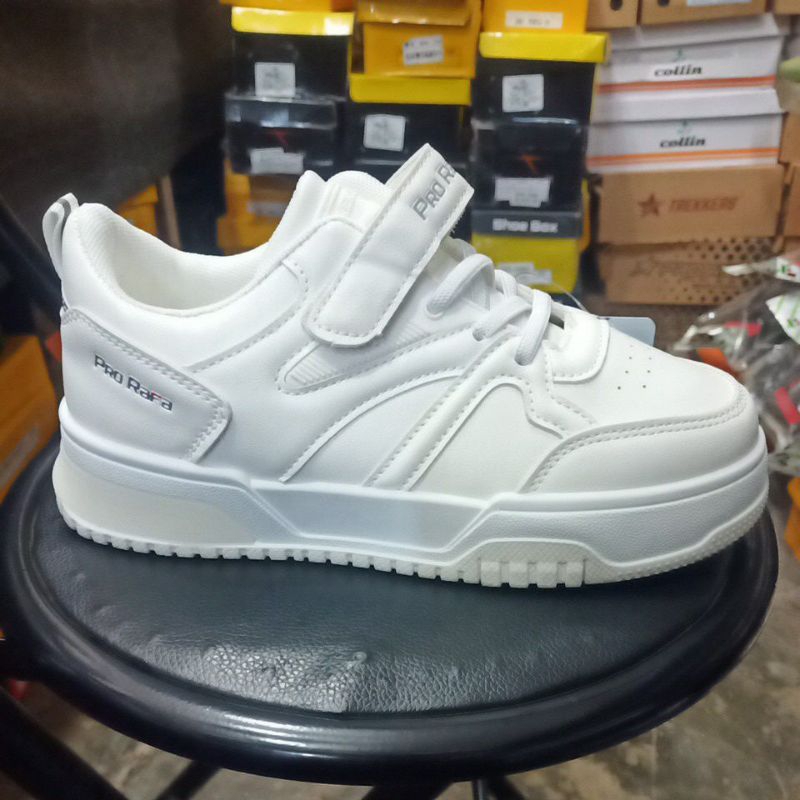 Jual Sepatu Jalan Anak Putih Polos Kualitas import Merk Pro Rafa ...