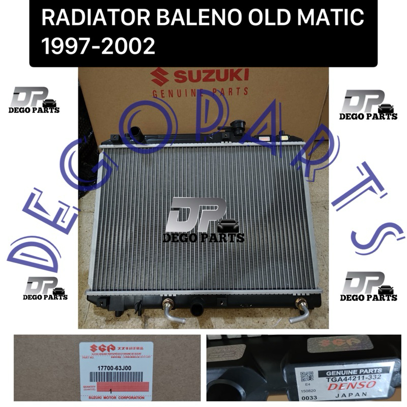 Jual RADIATOR ASSY BALENO OLD MATIC ASLI ORIGINAL DENSO JAPAN | Shopee ...