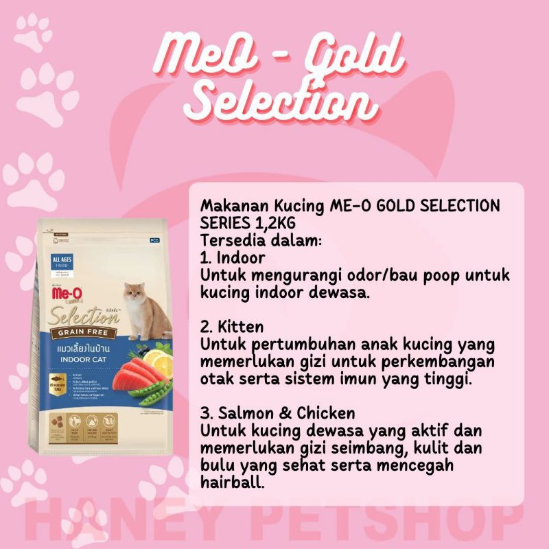 Jual Meo Gold Selection 1,2kg - Meo Gold Selection Grain Free 1,2kg ...