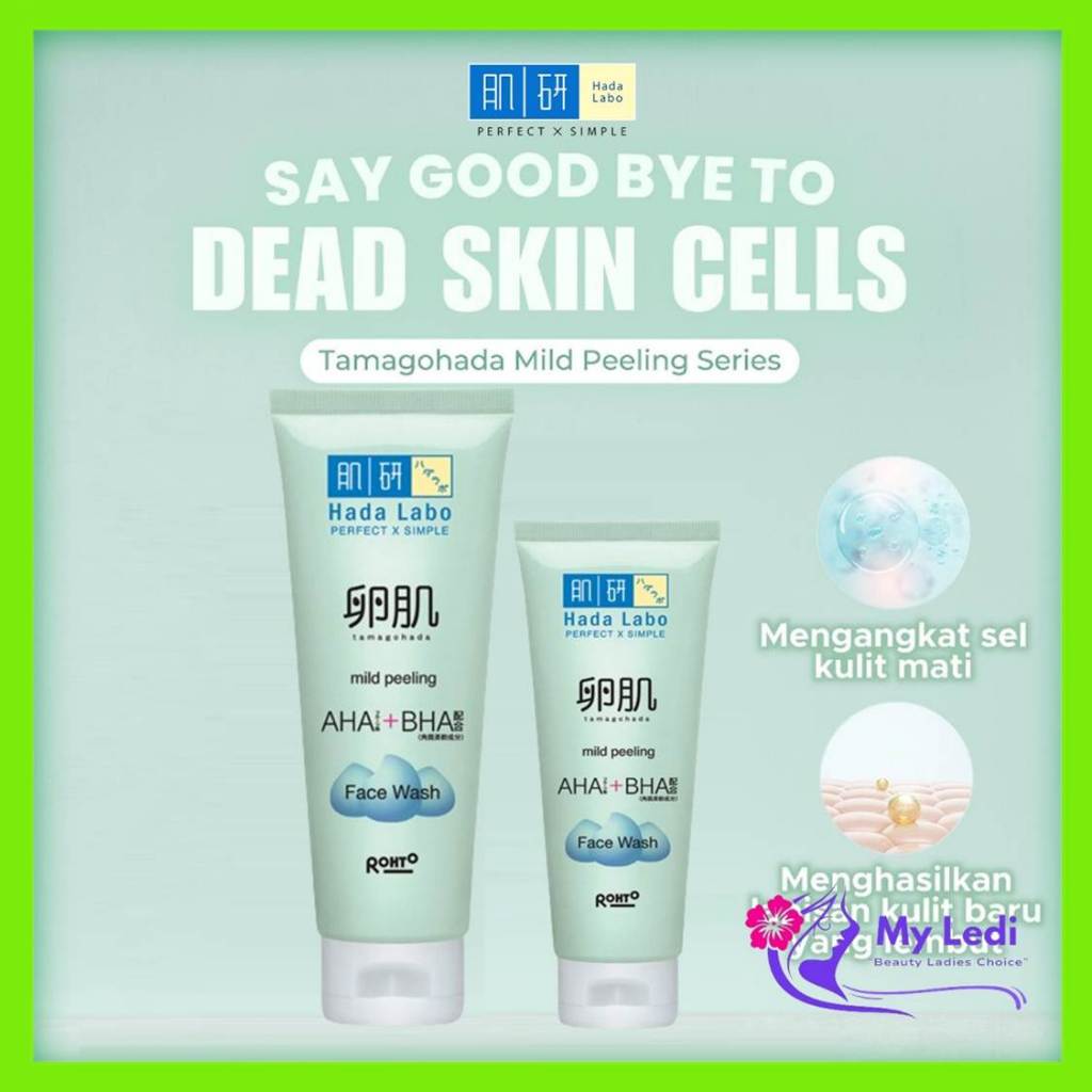 Jual Hada Labo Tamagohada Mild Peeling Face Wash 100gr - Pembersih ...