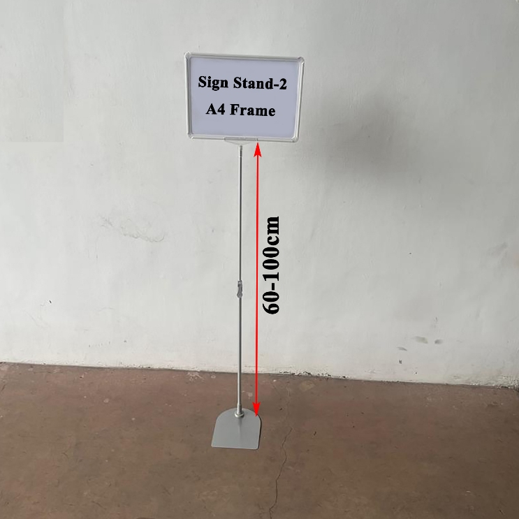 Jual SS-2 Standing Frame Telescopic -Stand Frame Portable Frame Display ...