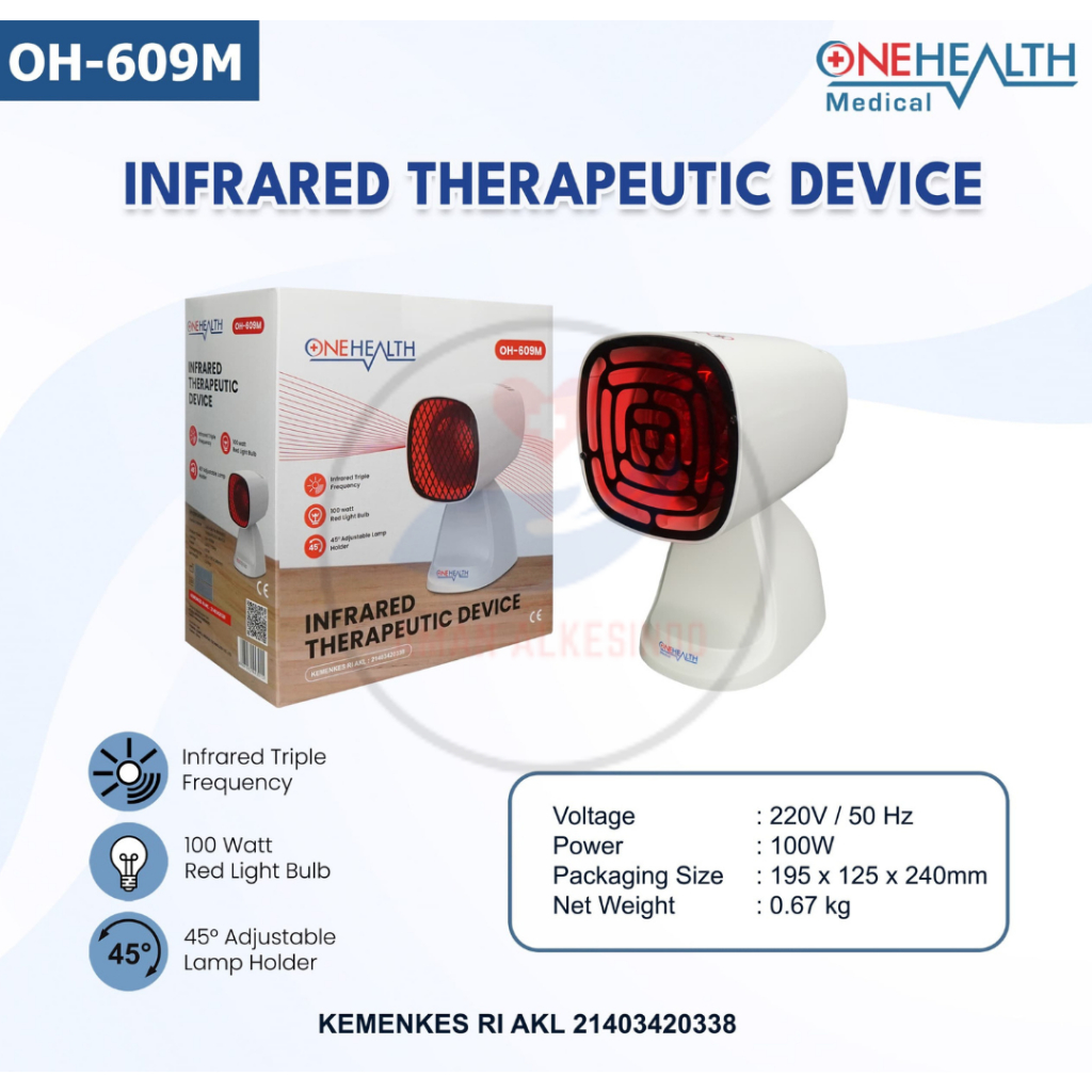 Jual Onehealth Alat Infrared OH-609M Fisioterapi Set Lampu Terapi Infra ...