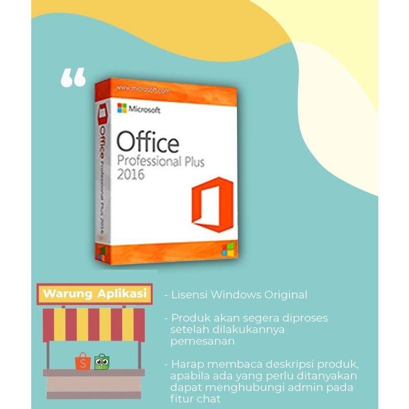 Jual Microsoft Office 2016 Pro Plus Original Lifetime activated ...