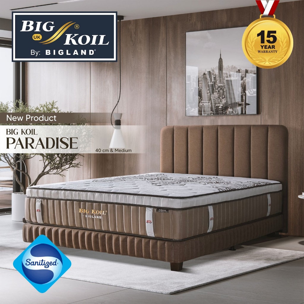 Jual Kasur Spring Bed Big Koil Paradise / Bigland Nested Pocket Spring ...