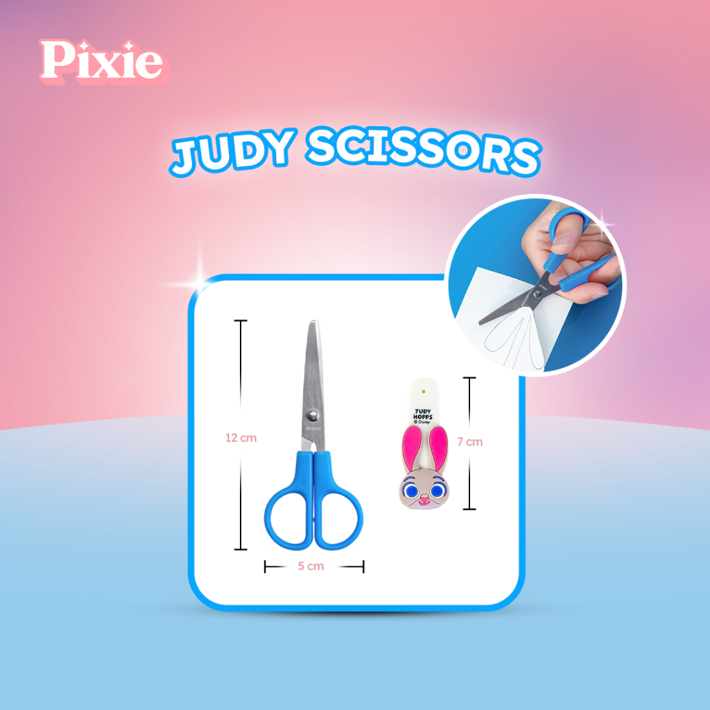 Jual PIXIE X DISNEY | Scissors Zootopia Edition Original Disney ...