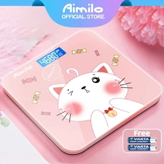 [READY] Aimilo Timbangan Badan Digital Kartun Pengukuran Akurat Timbangan Layar LCD Berat Max 180kg