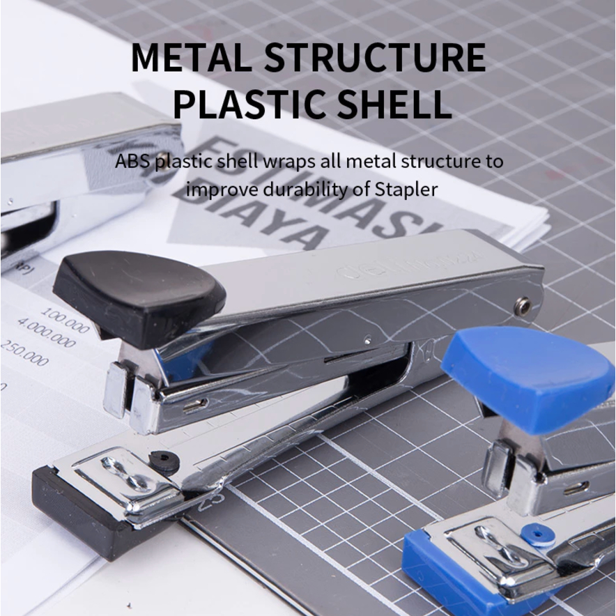 Jual DELI Staples Stapler No 10 HD 10 Max Besi Kecil Besar Anti Karat ...