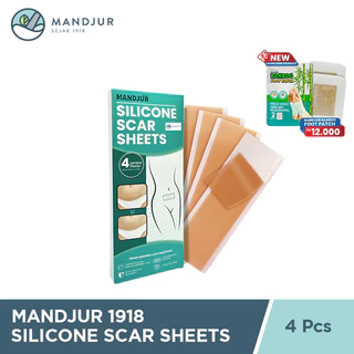 Silicone Scar Sheets Mandjur - Plaster penghilang bekas luka keloid