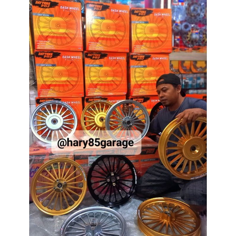 Jual VELG PELEG DAYTONA DASH WHEEL HONDA VARIO125 V150 185 215 14 ...