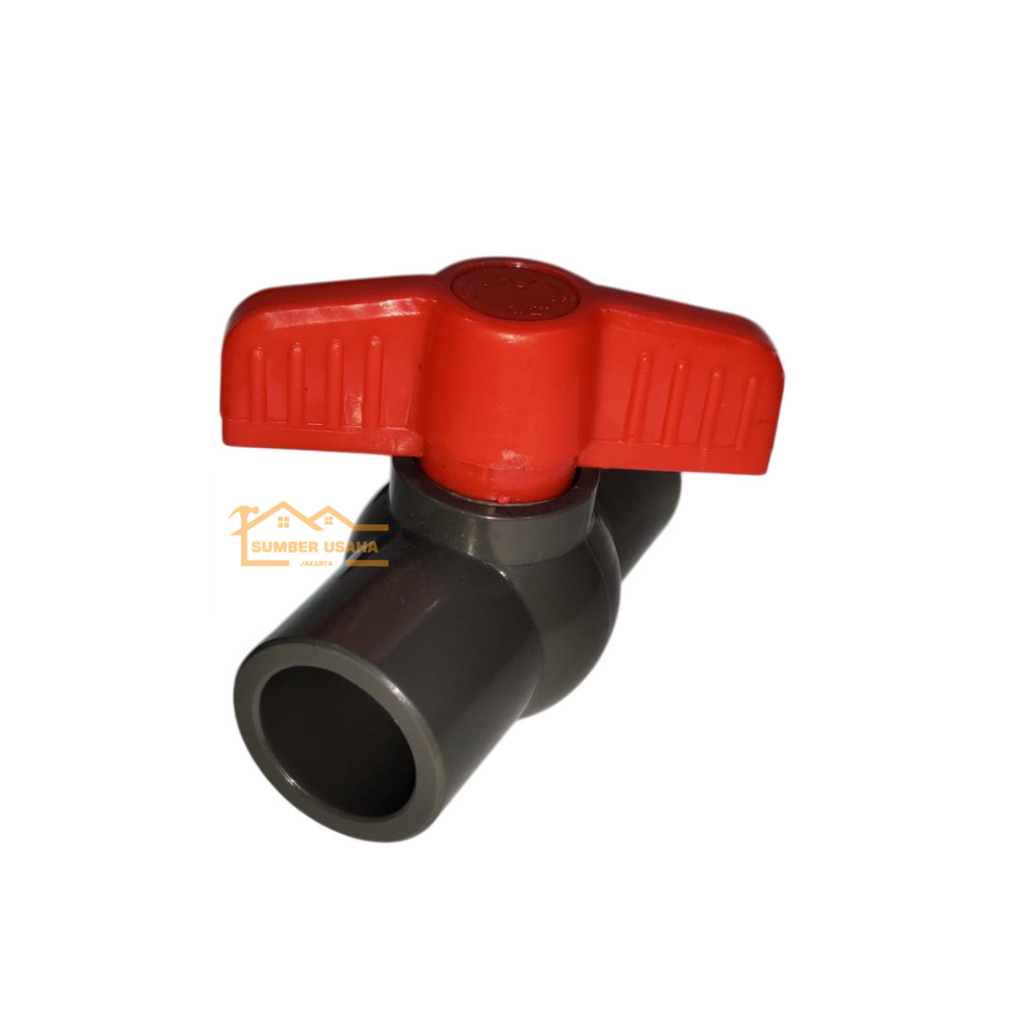 Jual Stop Kran Pvc Polos Ball Valve Mm Inch Bukan Ukuran Umum