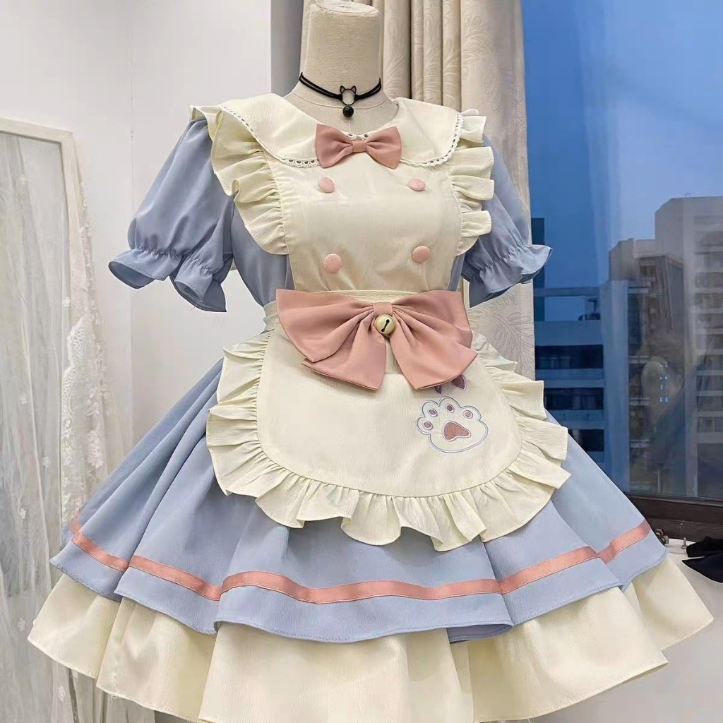 Jual Lolita Dress Maid Outfit Cosplay Costumes Kawaii Women Girl ...