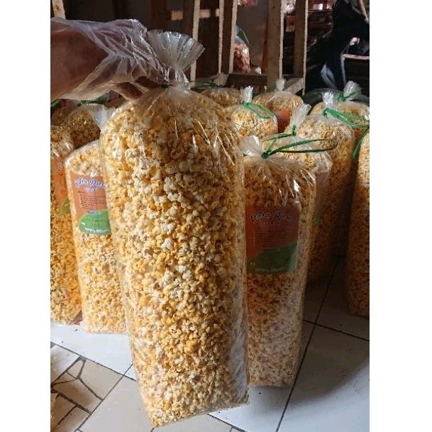 Jual Popcorn Renyah 1000 Gram Varian Rasa Keju dan Asin Nikmat | Shopee ...