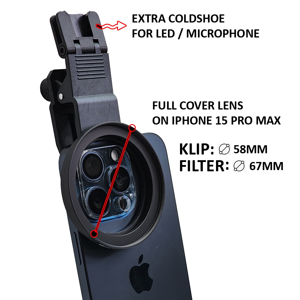Jual Apexel Filter Kit Smartphone - Klip + Filter Variable ND 2-400 ...