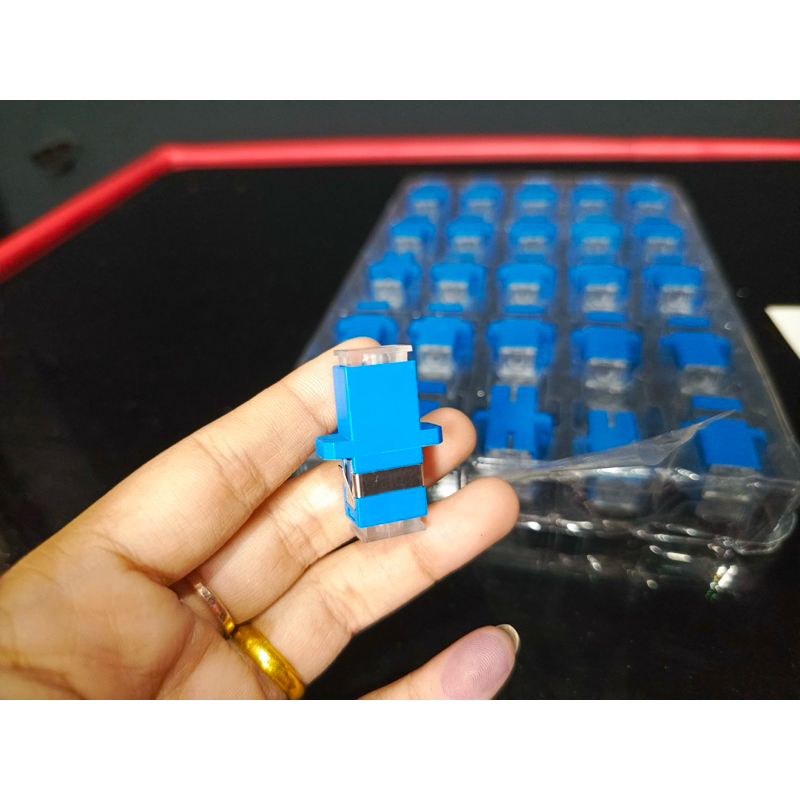 Jual Adapter SC UPC Sambungan Fast Connector FO | Shopee Indonesia