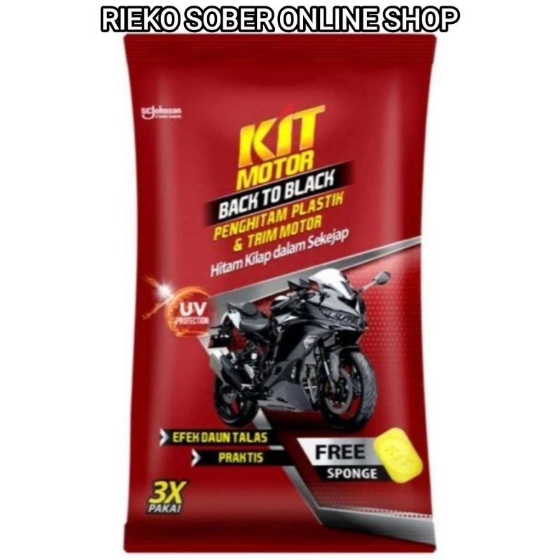 Jual Kit Back To Black 35ml Penghitam Dasboard Body Doff Motor Mobil ...