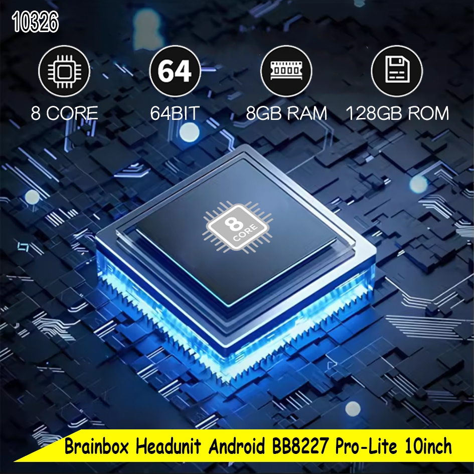 Jual Brainbox Head Unit Pro Lite Android Mobil 10 Inch 8GB + 128GB Full ...